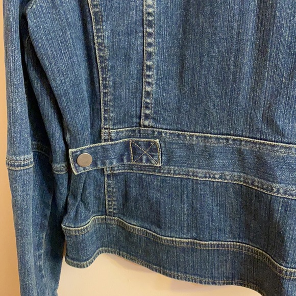 City UNLTD Nordstrom Bomber Style Jean Jacket 8 - Picture 5 of 7